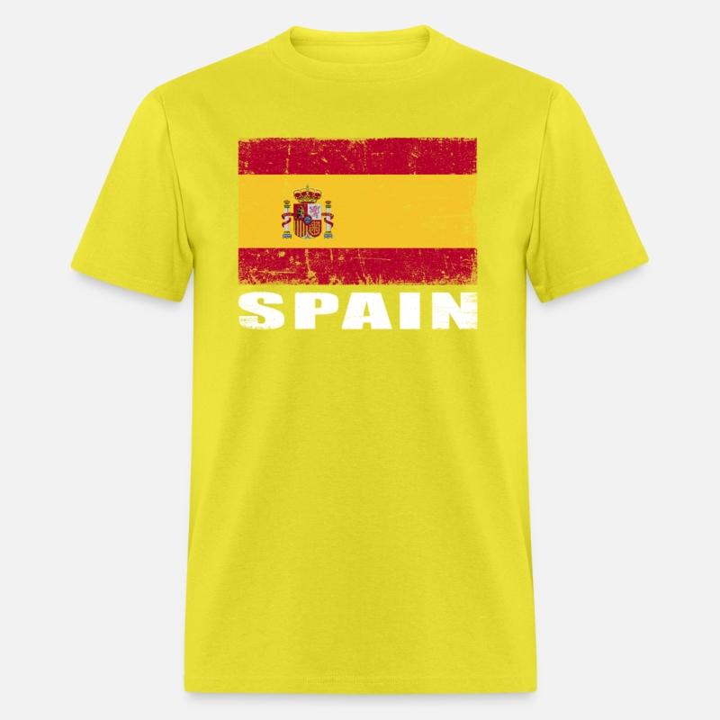 Spain Flag Grunge Country Flag Spain