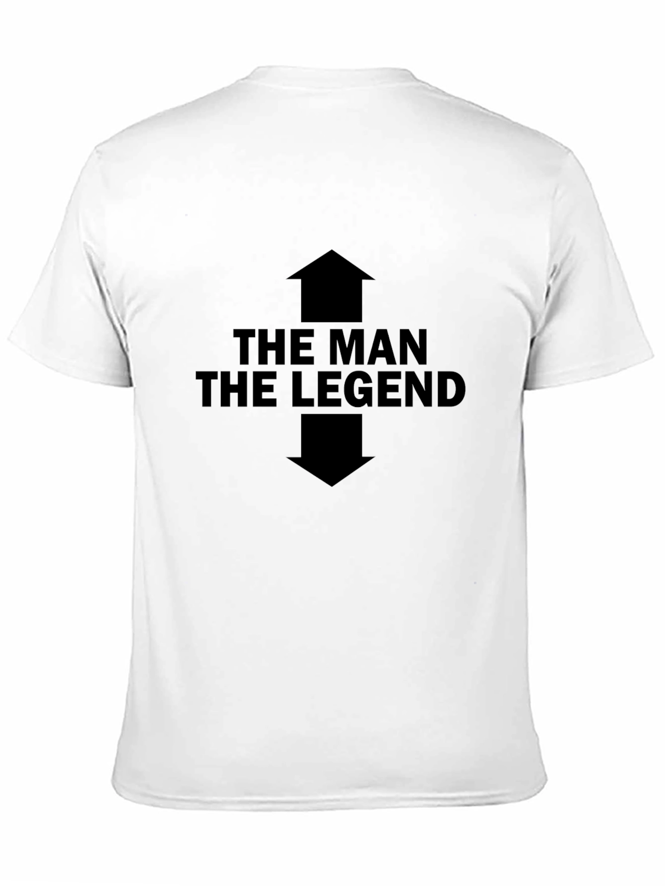 The Man The Legend Graphic Tee - Black