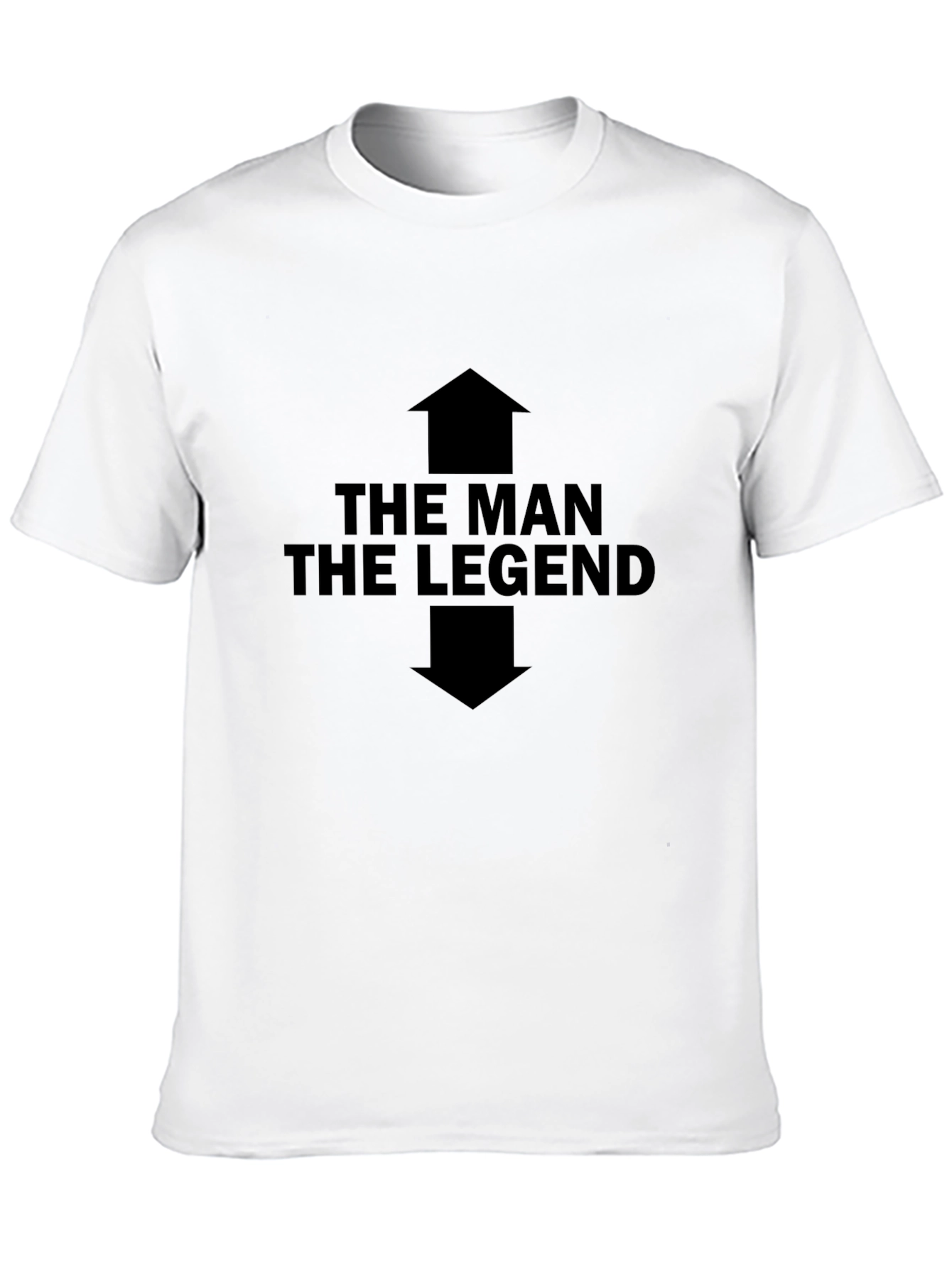 The Man The Legend Graphic Tee - Black