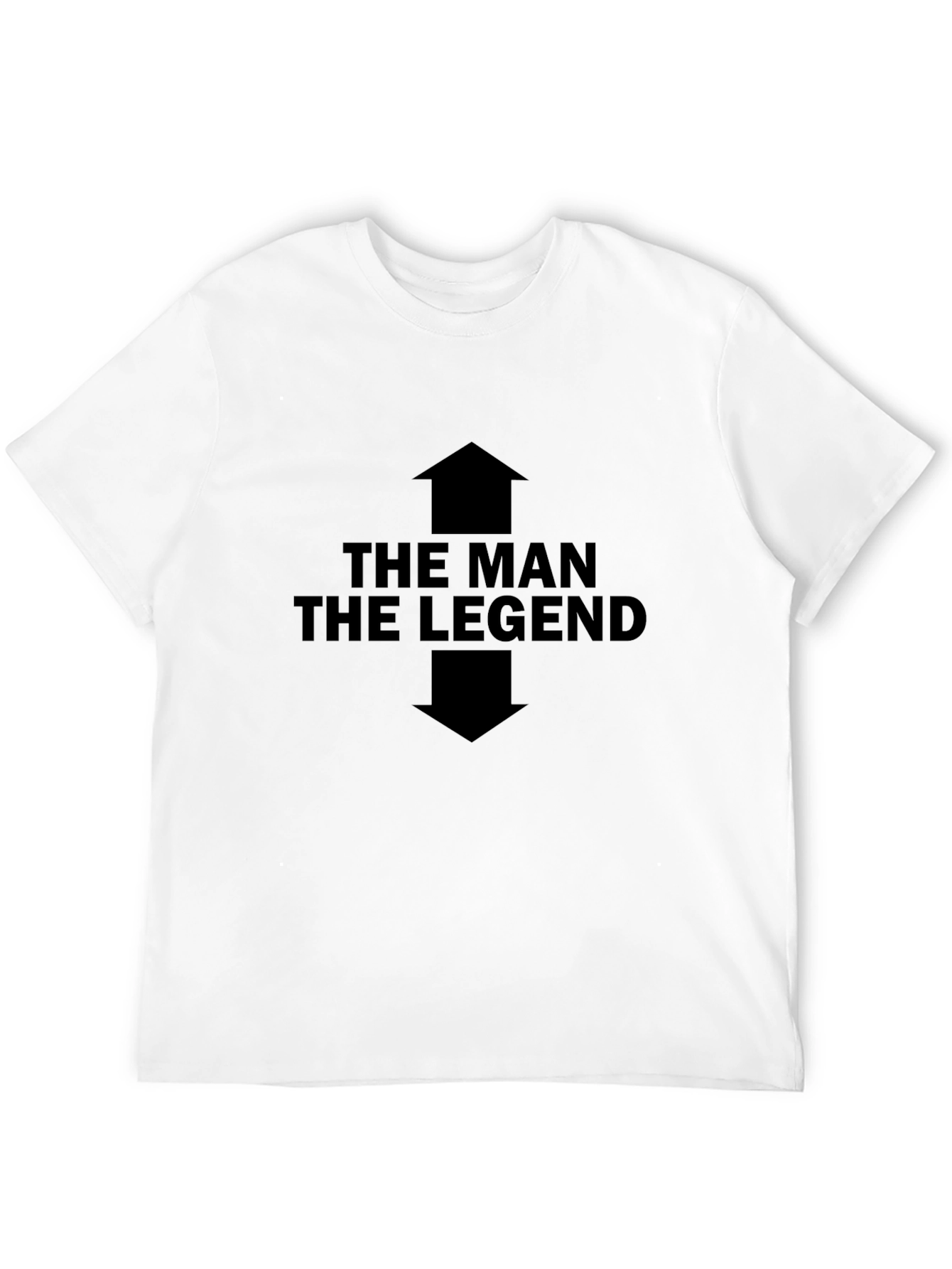 The Man The Legend Graphic Tee - Black