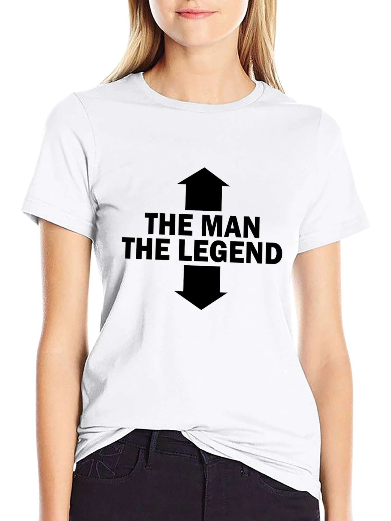 The Man The Legend Graphic Tee - Black