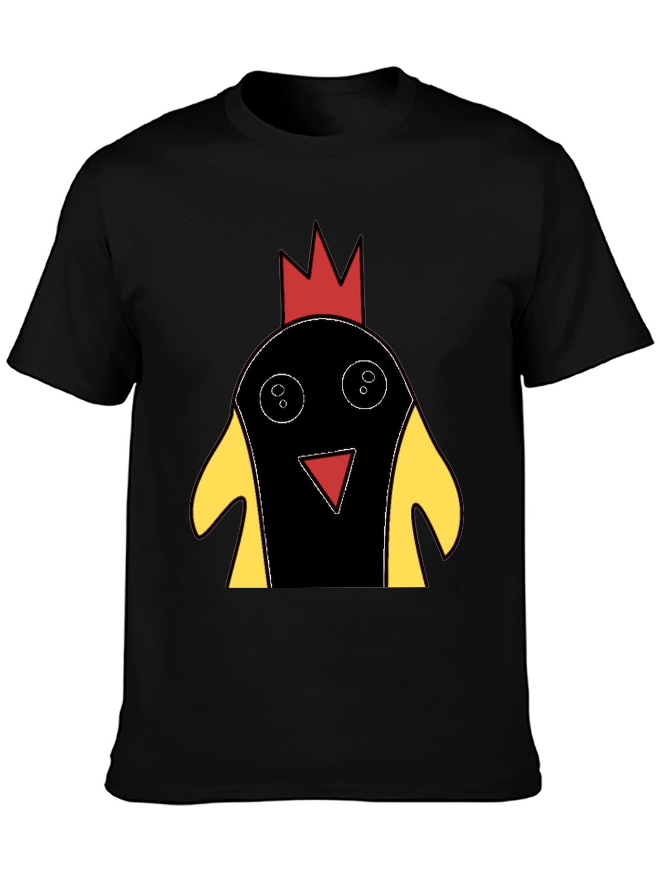 Funky Chicken T-Shirt - Black Cotton Tee
