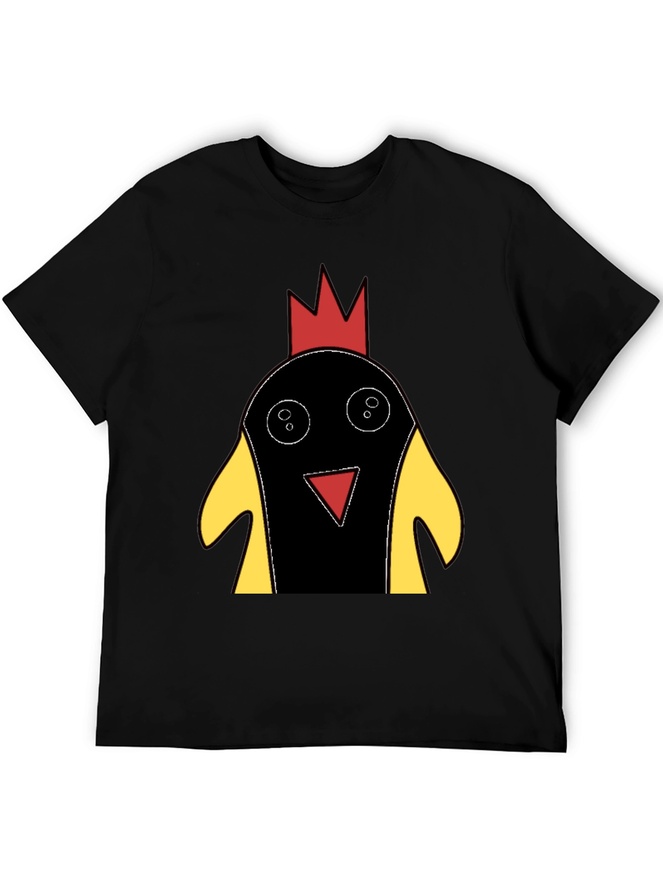 Funky Chicken T-Shirt - Black Cotton Tee