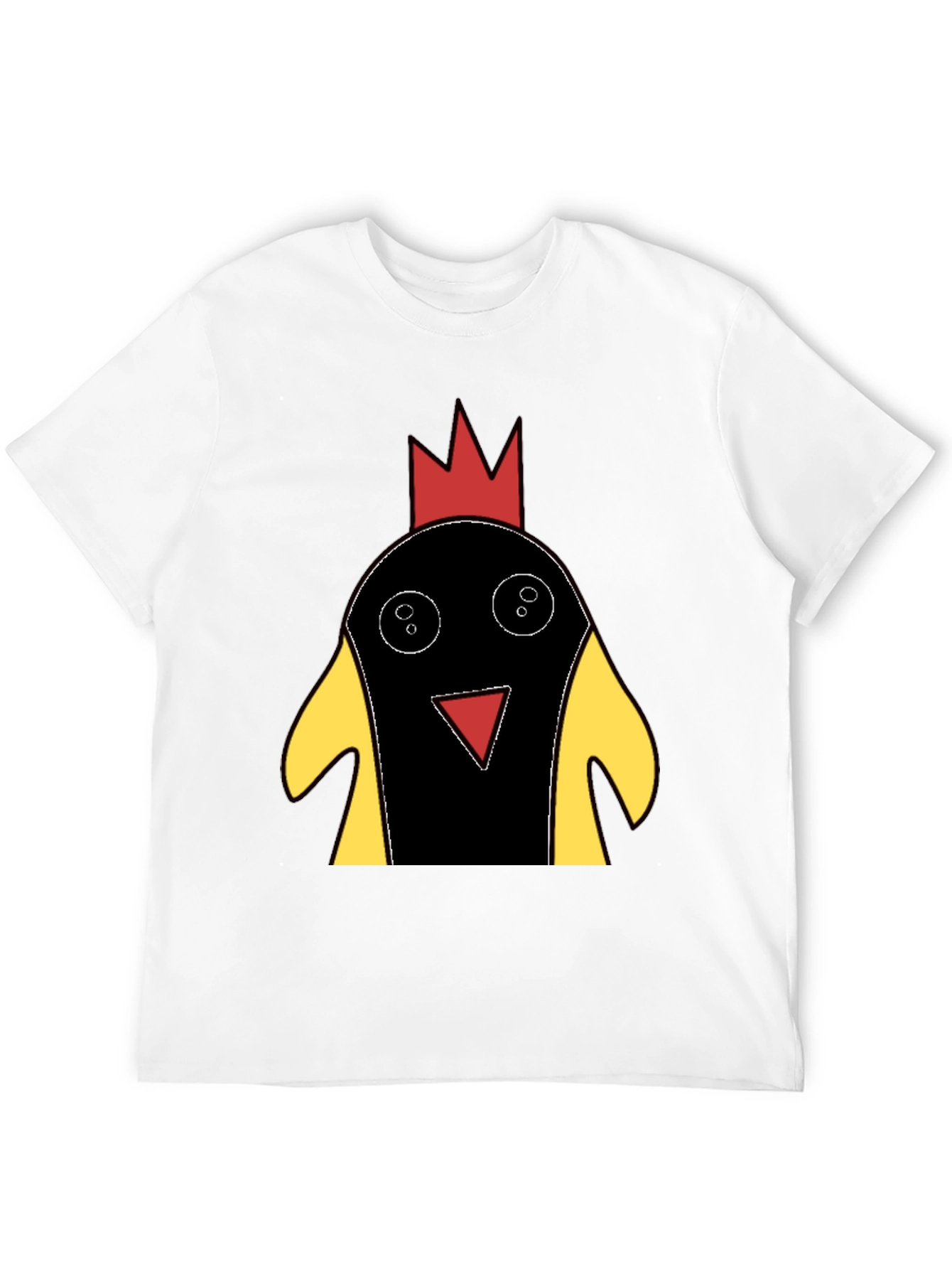 Funky Chicken T-Shirt - Black Cotton Tee