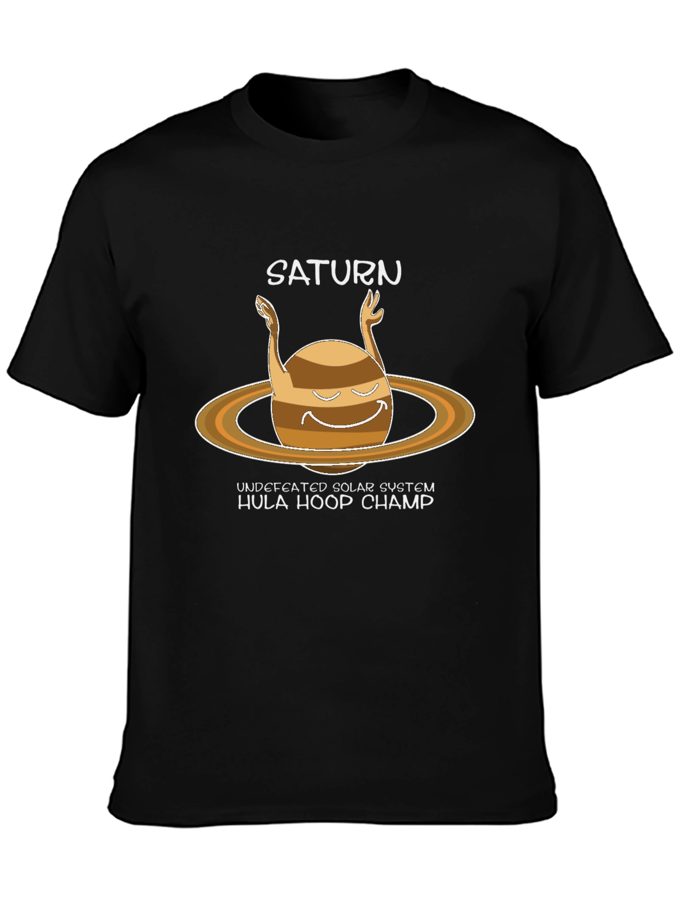 Saturn Hula Hoop Champ T-Shirt - Undefeated Solar System