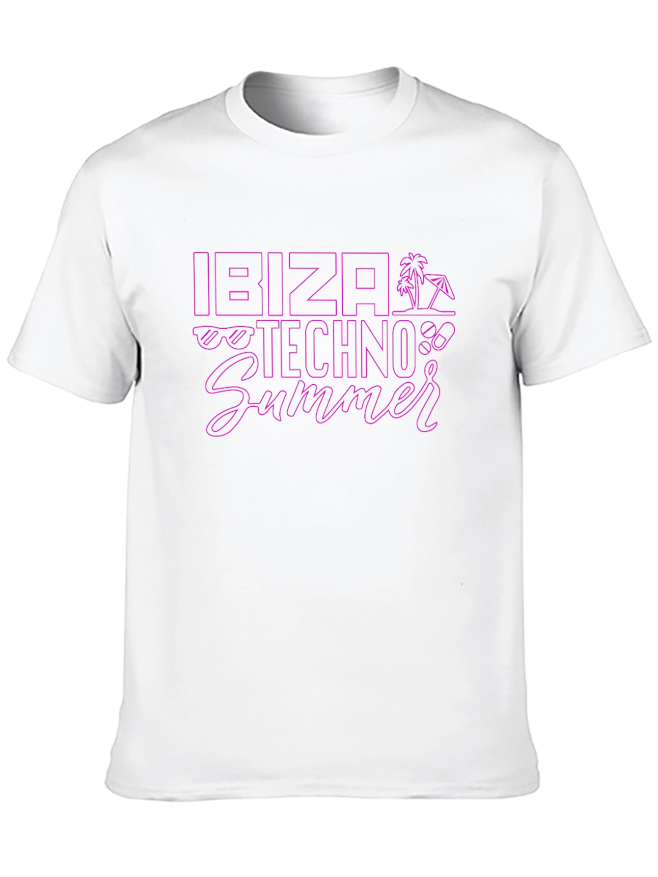 Ibiza Techno Summer Graphic T-Shirt