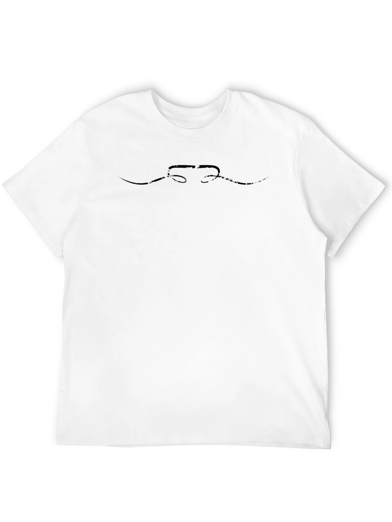 Black Graphic Tee - Stylish Minimalist Design