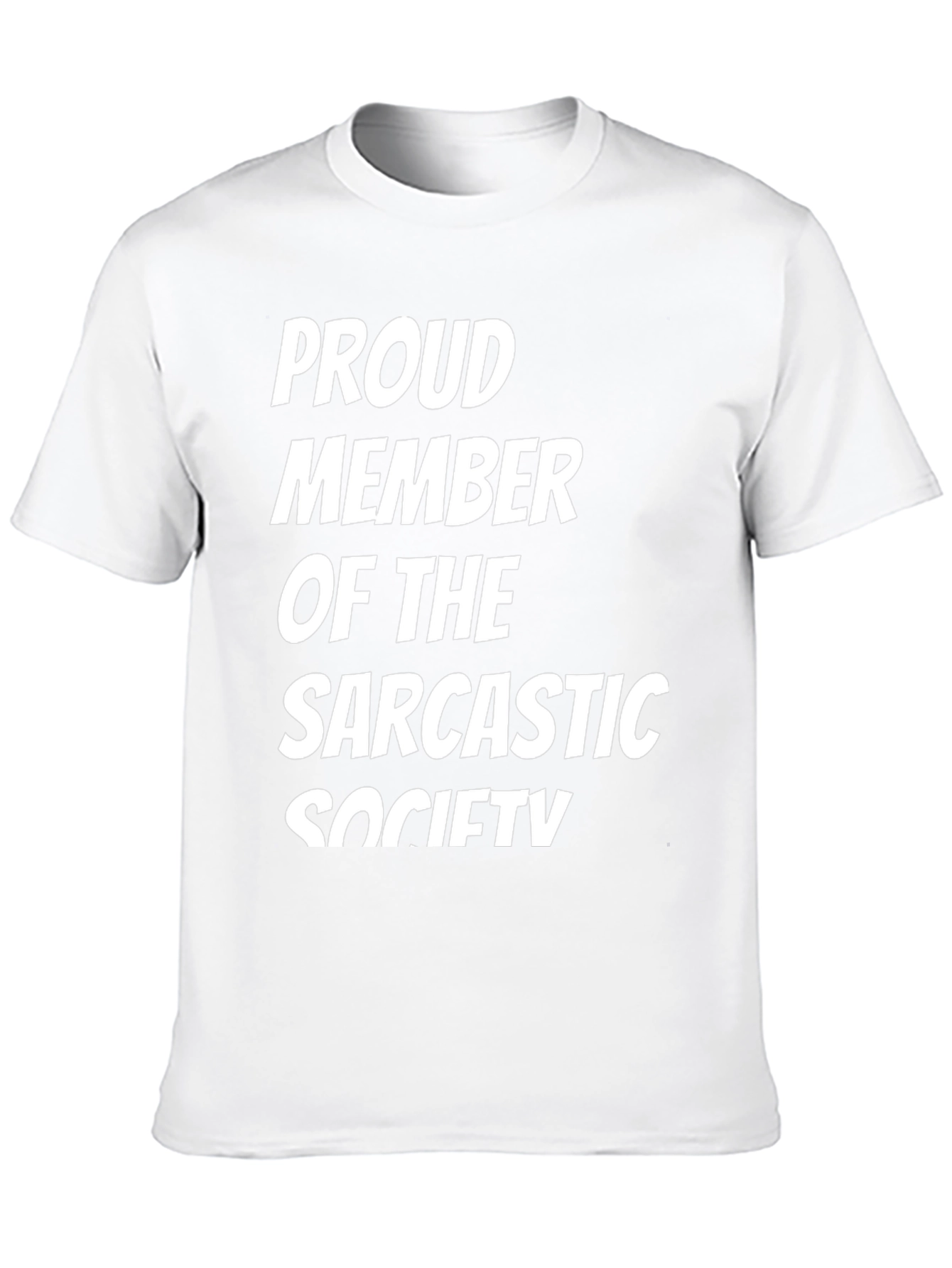 Sarcastic Society Tee - Mens Black Graphic T-Shirt
