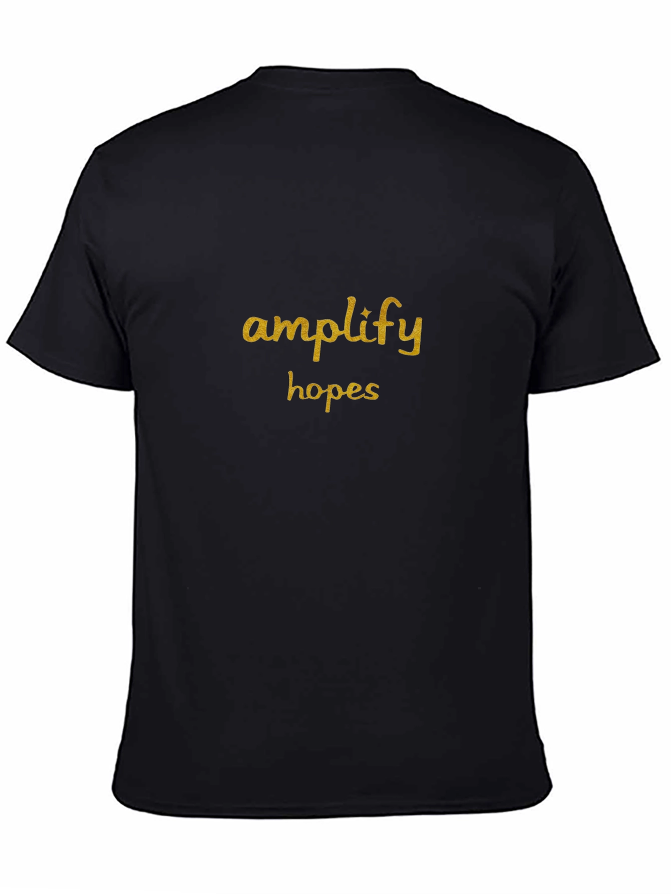 Amplify Hopes Black Graphic Tee