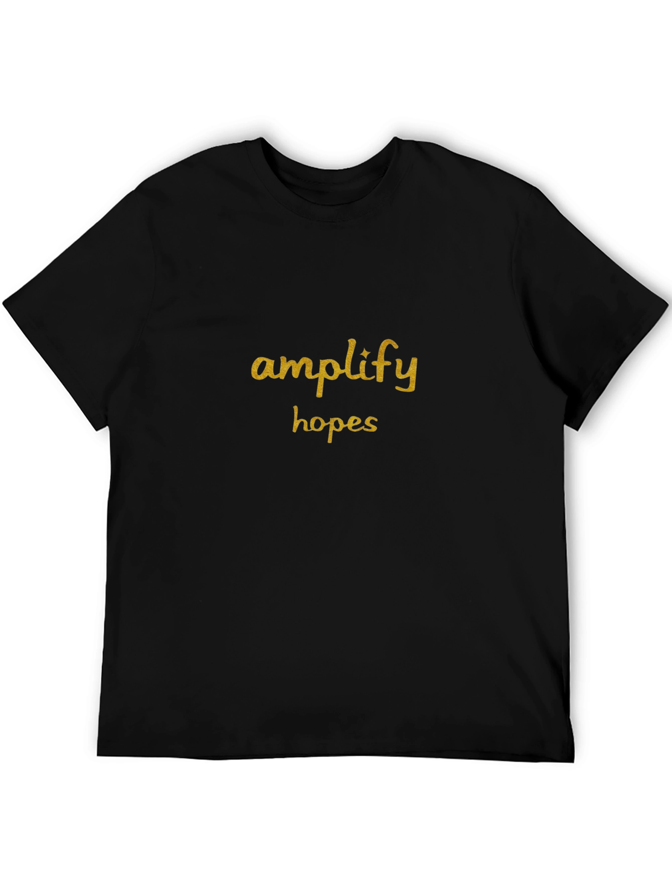 Amplify Hopes Black Graphic Tee