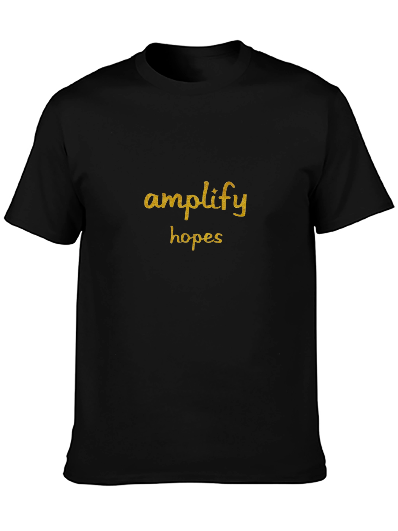 Amplify Hopes Black Graphic Tee