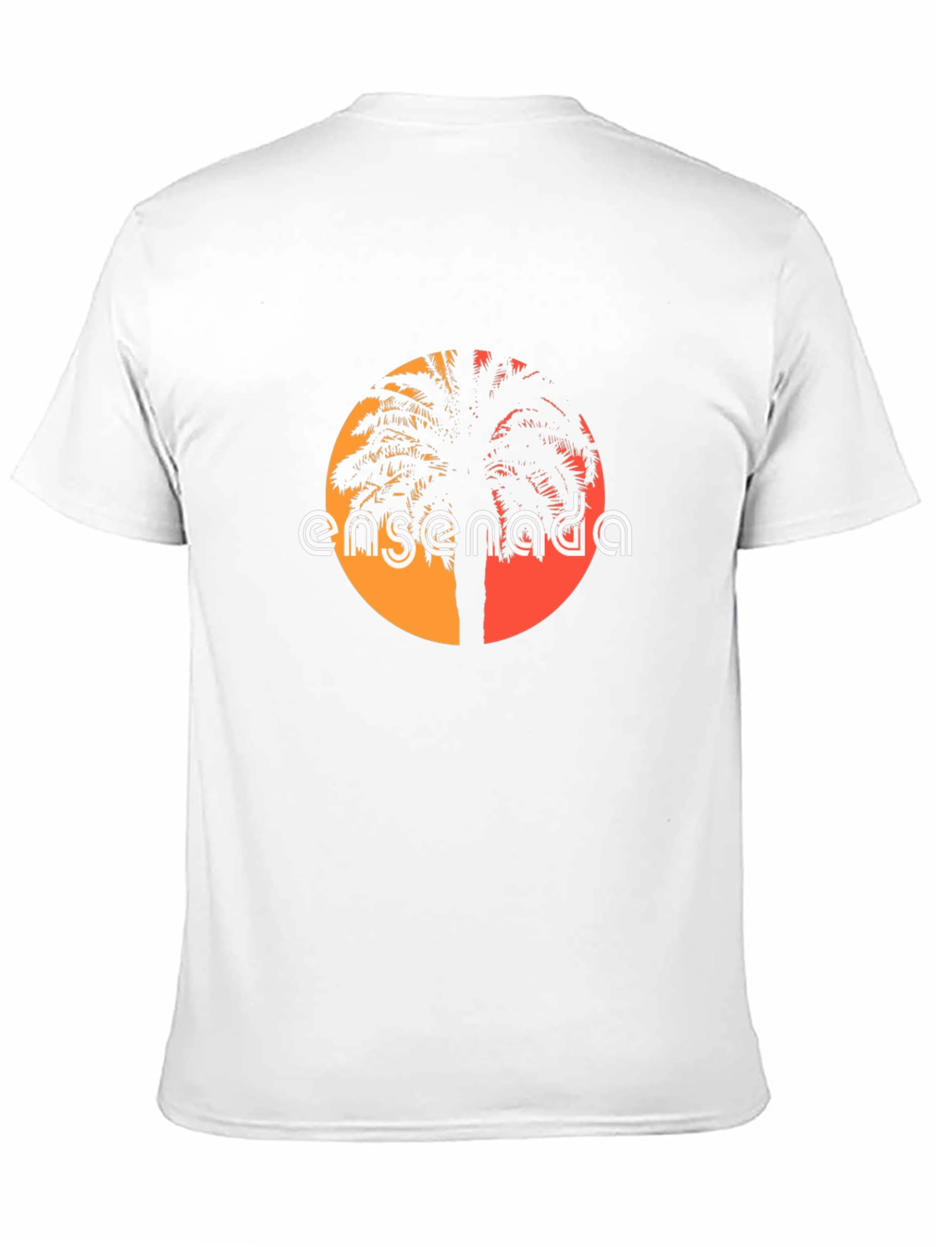 Ensenada Palm Tree Graphic Tee - Black