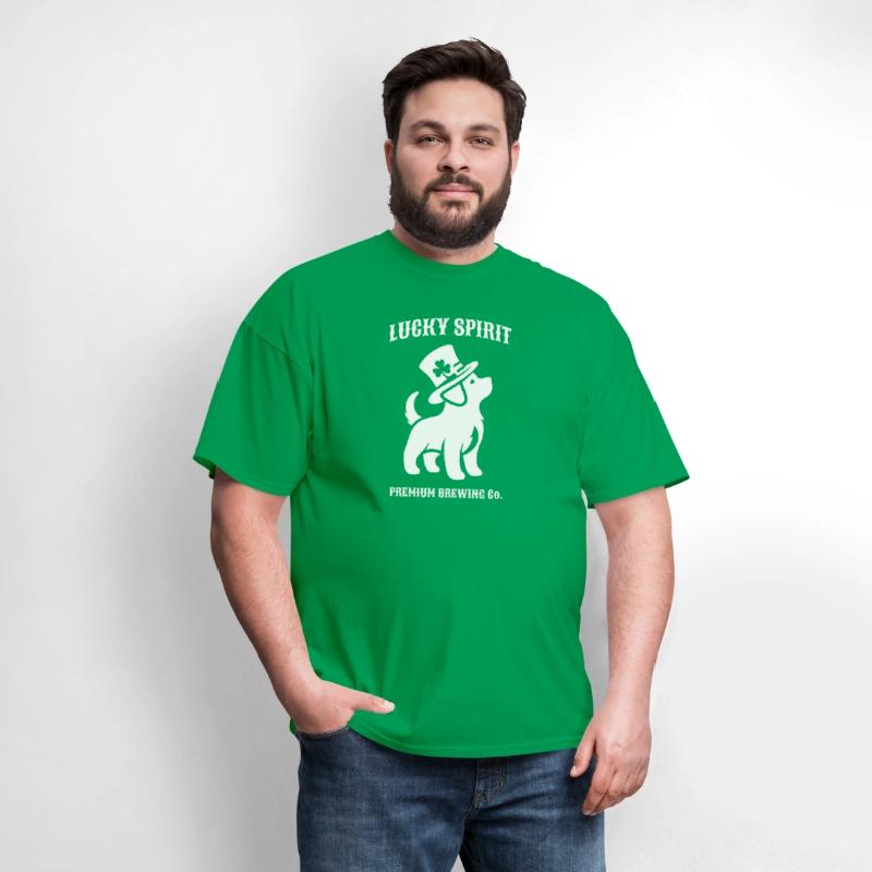 St Patricks Dog Green Tshirt