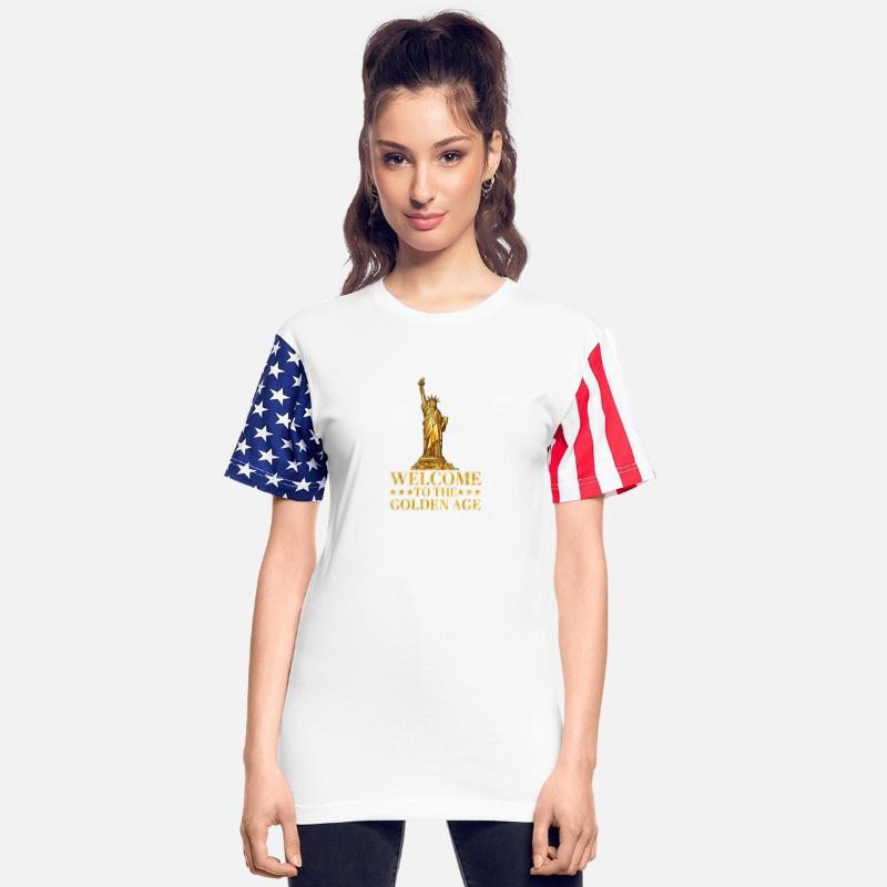 Statue Of Liberty Trump Hair Golden Age Of America