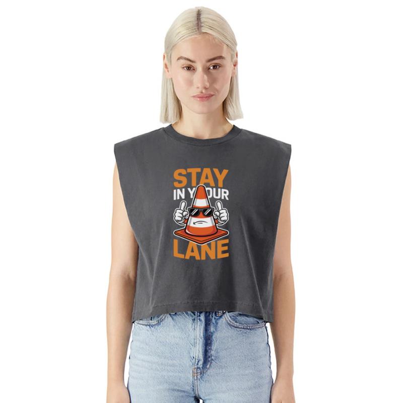 Stay In Your Lane Traffic Cone Humor