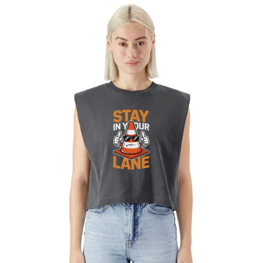 Stay In Your Lane Traffic Cone Humor