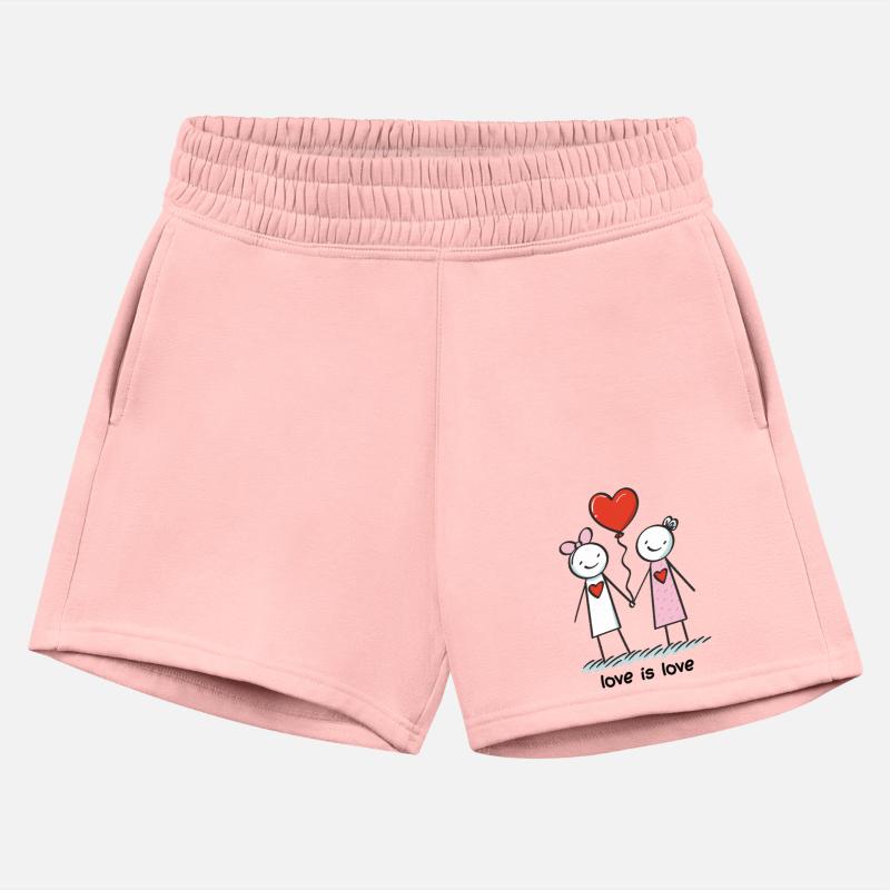 Stick Figure Lesbian Lovers Love is Love