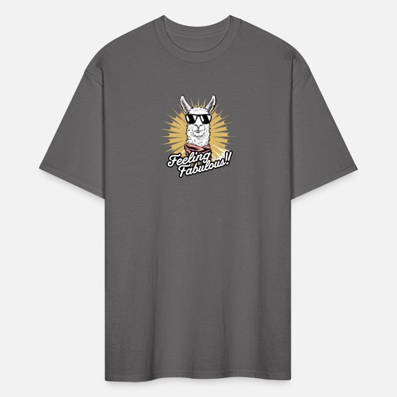 Stylish Llama Art Feeling Fabulous! Digital Design