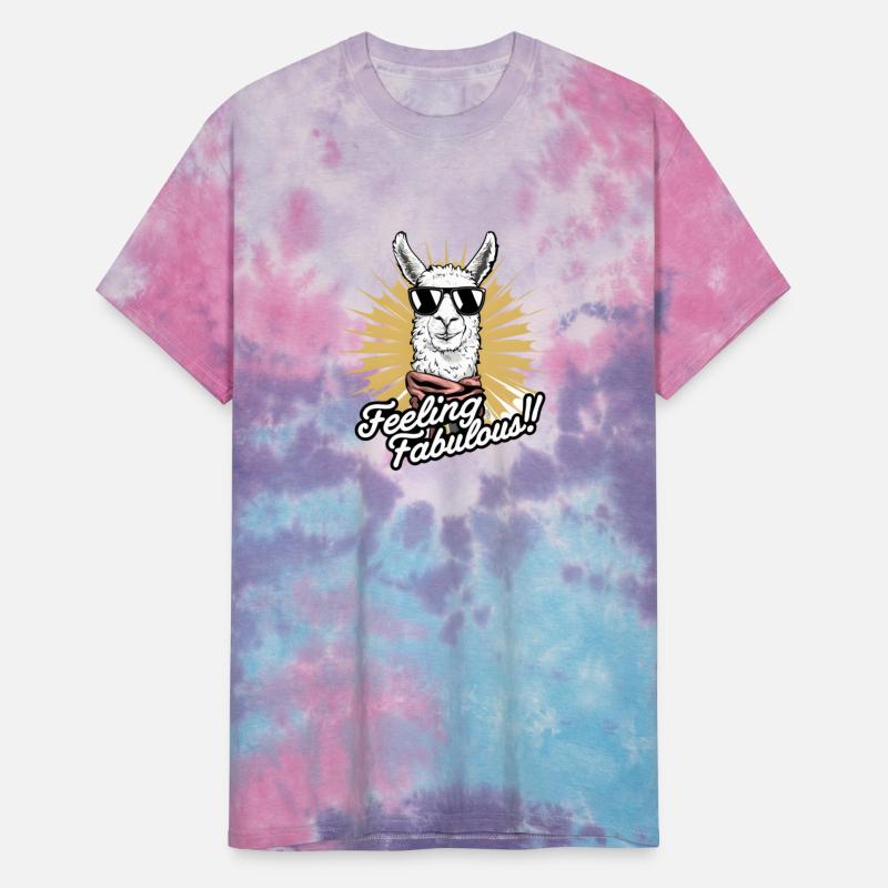 Stylish Llama Art Feeling Fabulous! Digital Design