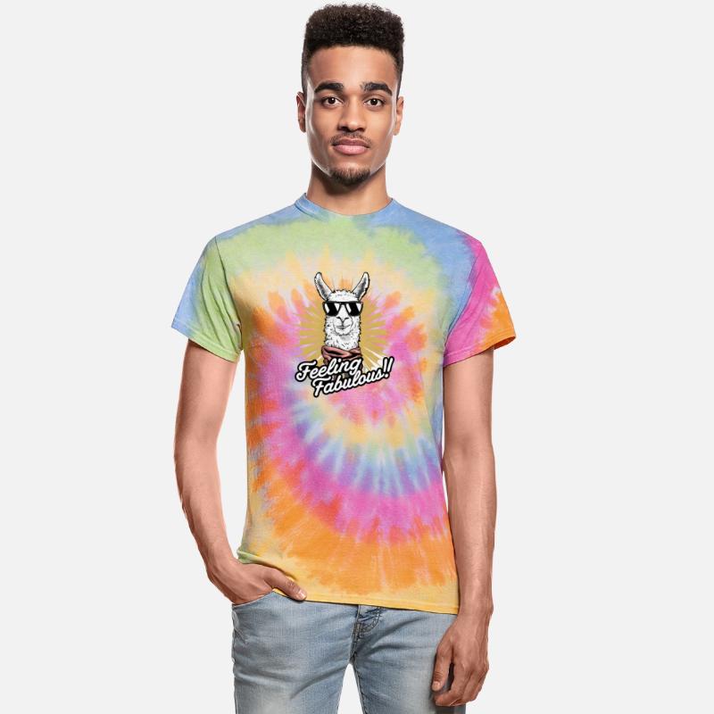 Stylish Llama Art Feeling Fabulous! Digital Design