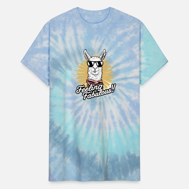 Stylish Llama Art Feeling Fabulous! Digital Design