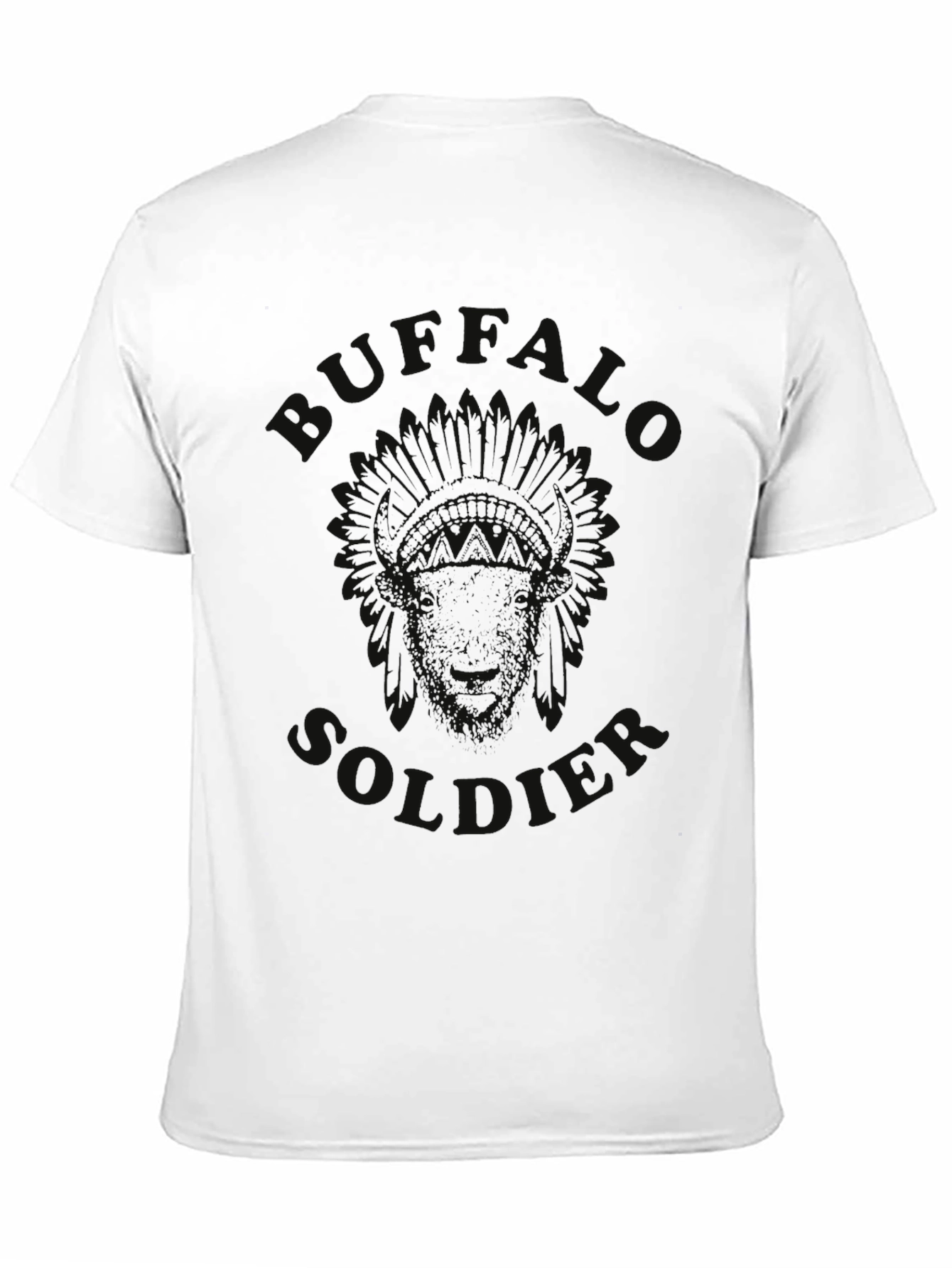 Buffalo Soldier Graphic Print T-Shirt