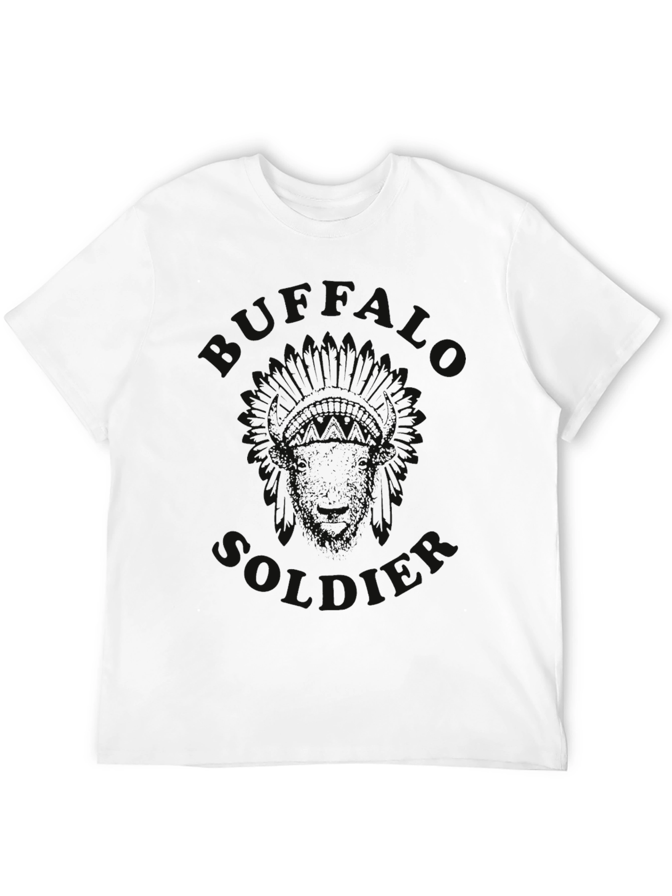 Buffalo Soldier Graphic Print T-Shirt