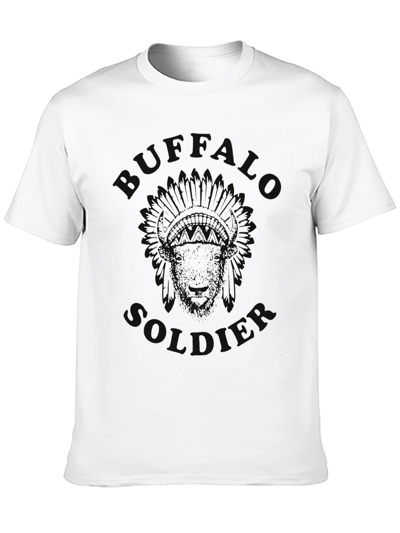 Buffalo Soldier Graphic Print T-Shirt