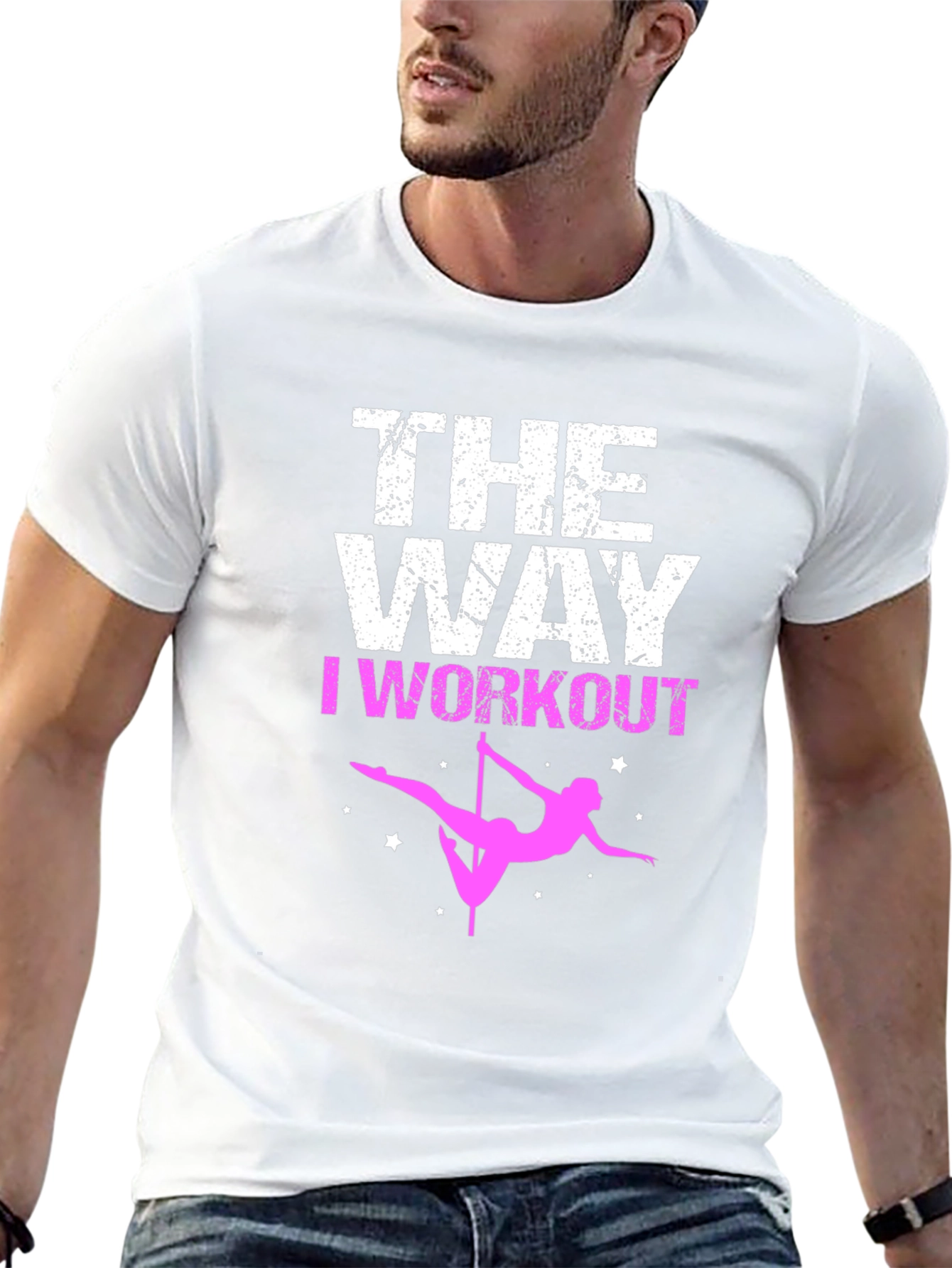 Workout Pole Dance Graphic T-Shirt
