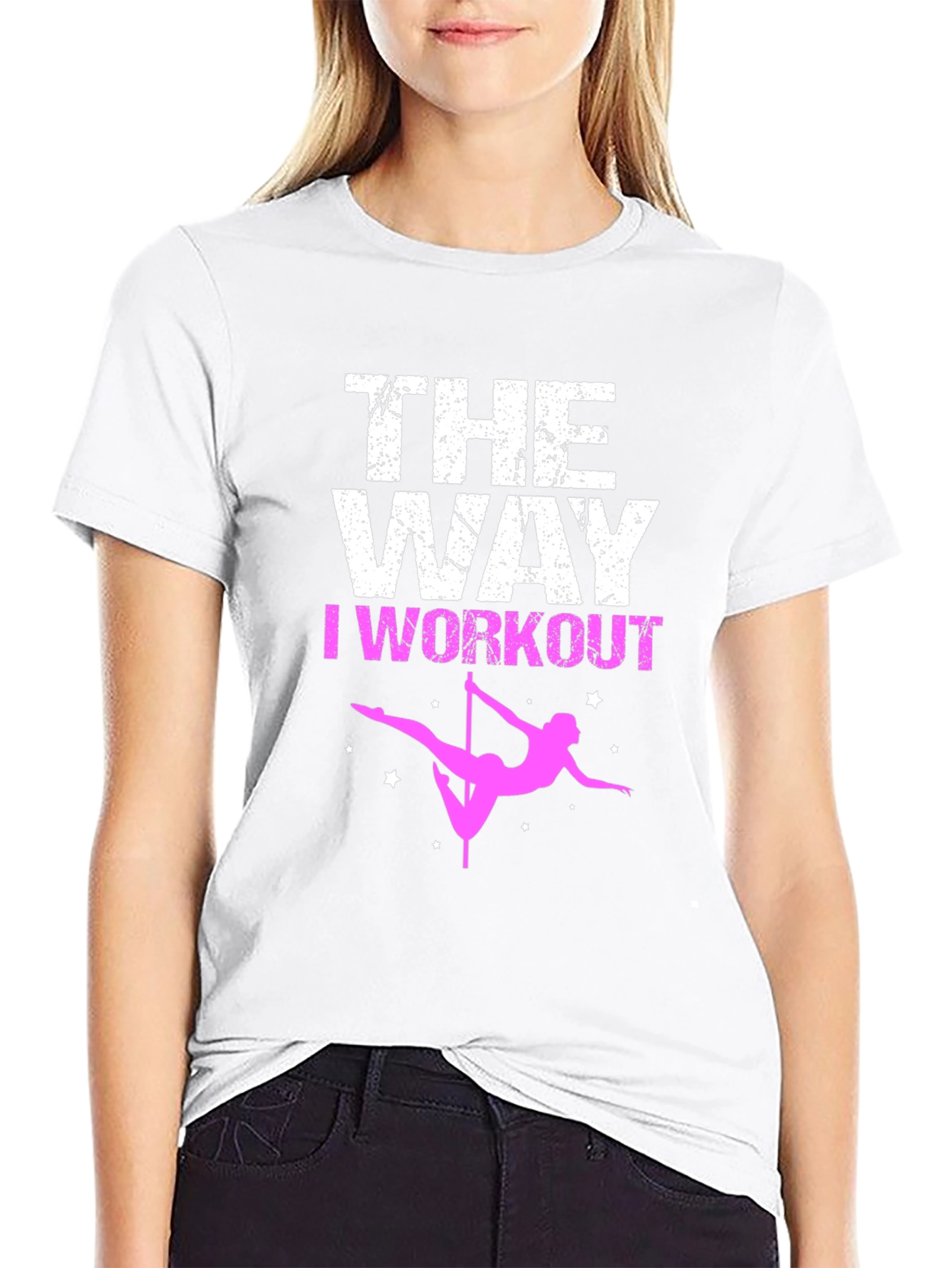 Workout Pole Dance Graphic T-Shirt