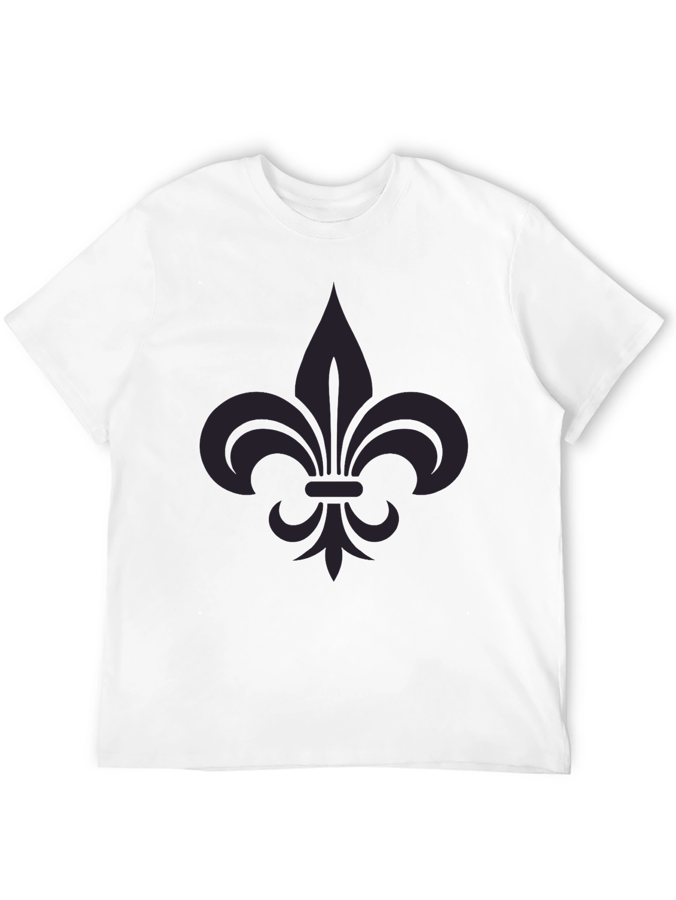 Fleur-de-lis Graphic Tee - Stylish Casual Wear