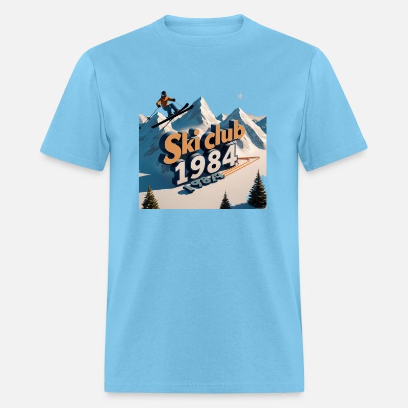 T-Shirt Design: Ski Club 1984