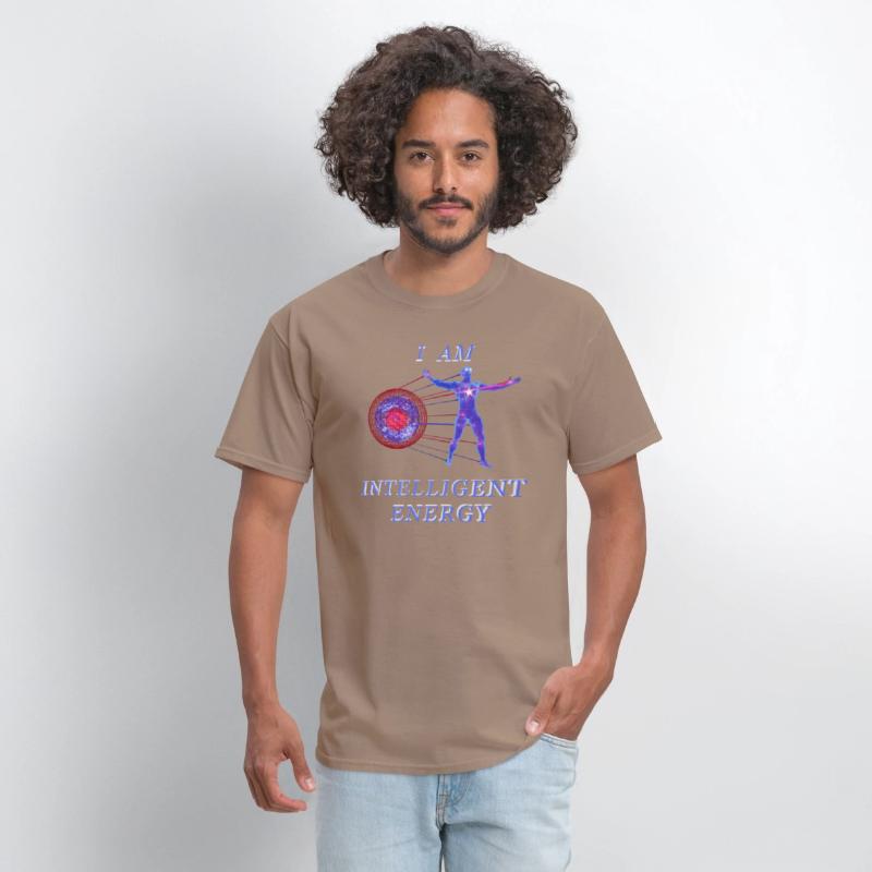 T shirts with new age design and saying