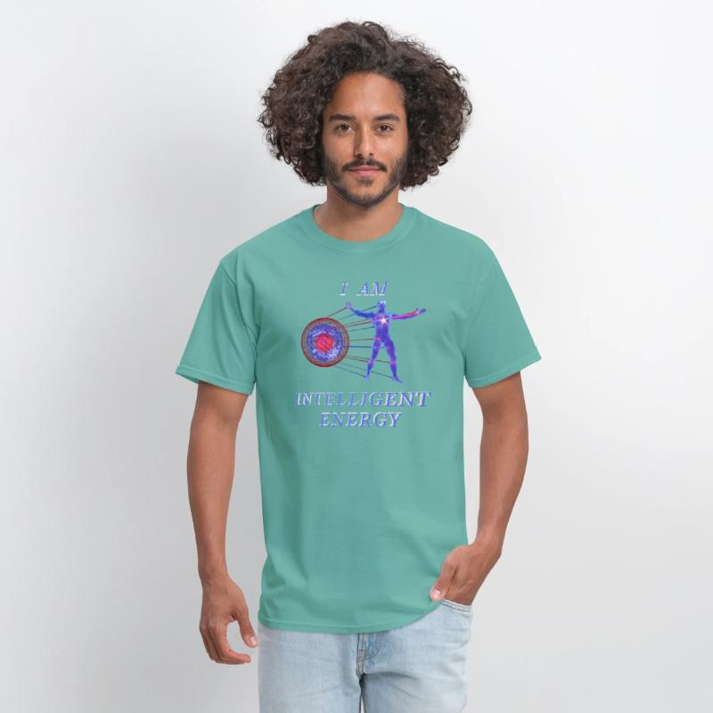 T shirts with new age design and saying