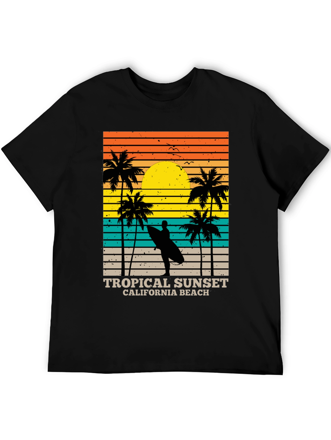 Tropical Sunset Beach Tee