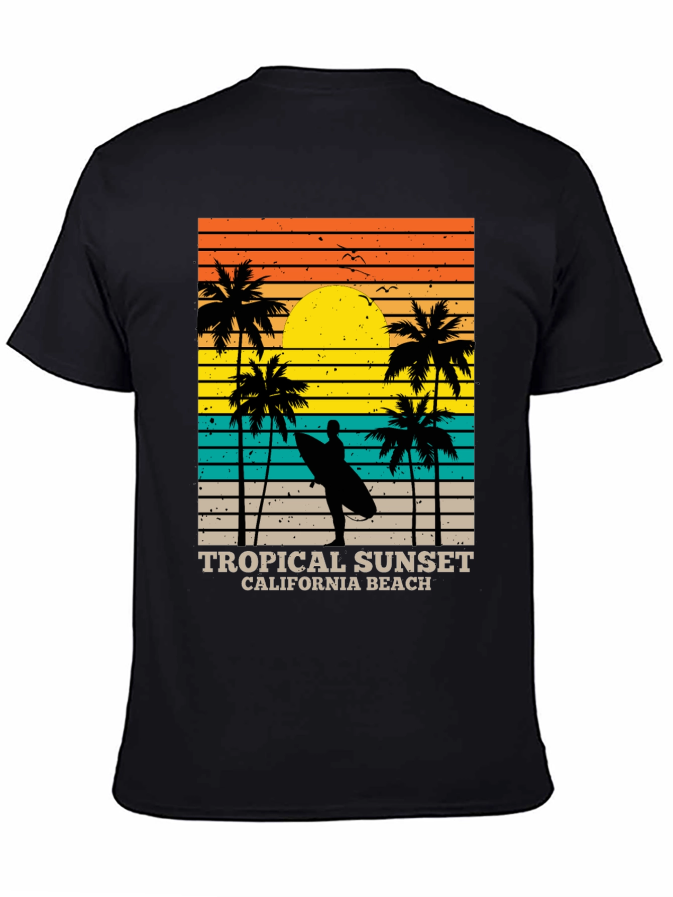 Tropical Sunset Beach Tee