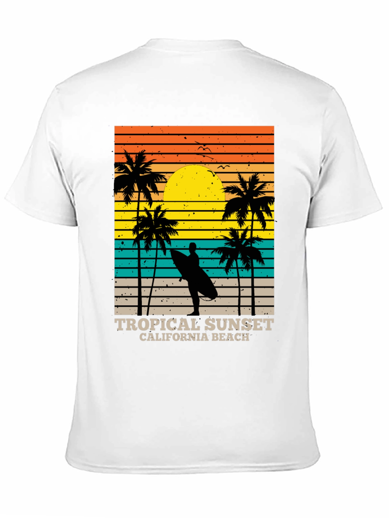 Tropical Sunset Beach Tee