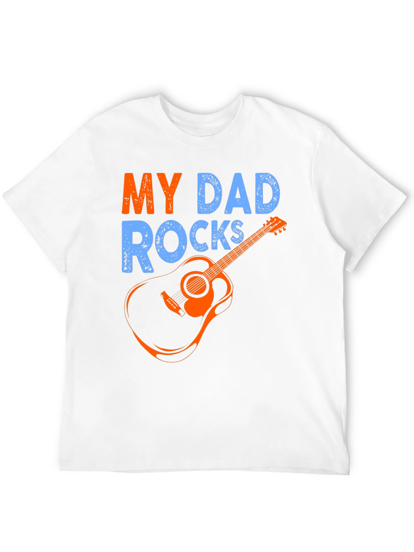 My Dad Rocks Guitar Graphic Tee