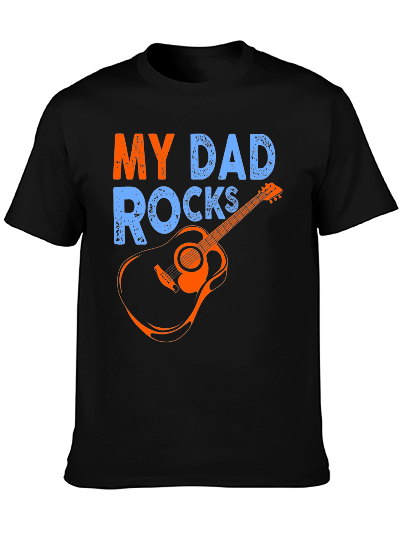 My Dad Rocks Guitar Graphic Tee
