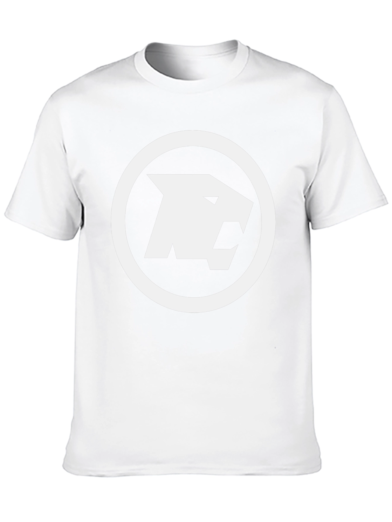 Black Tee with White Panther Logo
