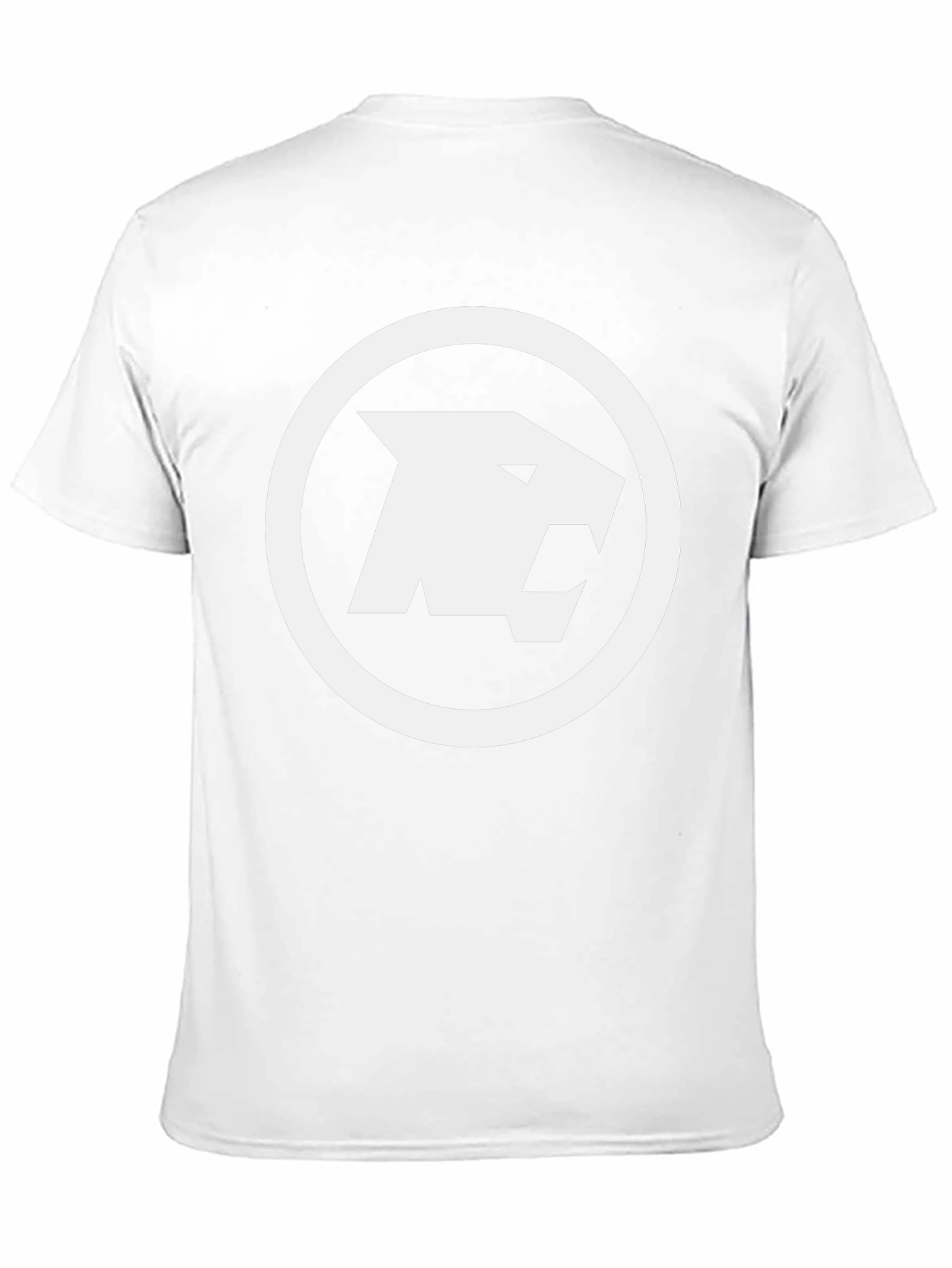 Black Tee with White Panther Logo