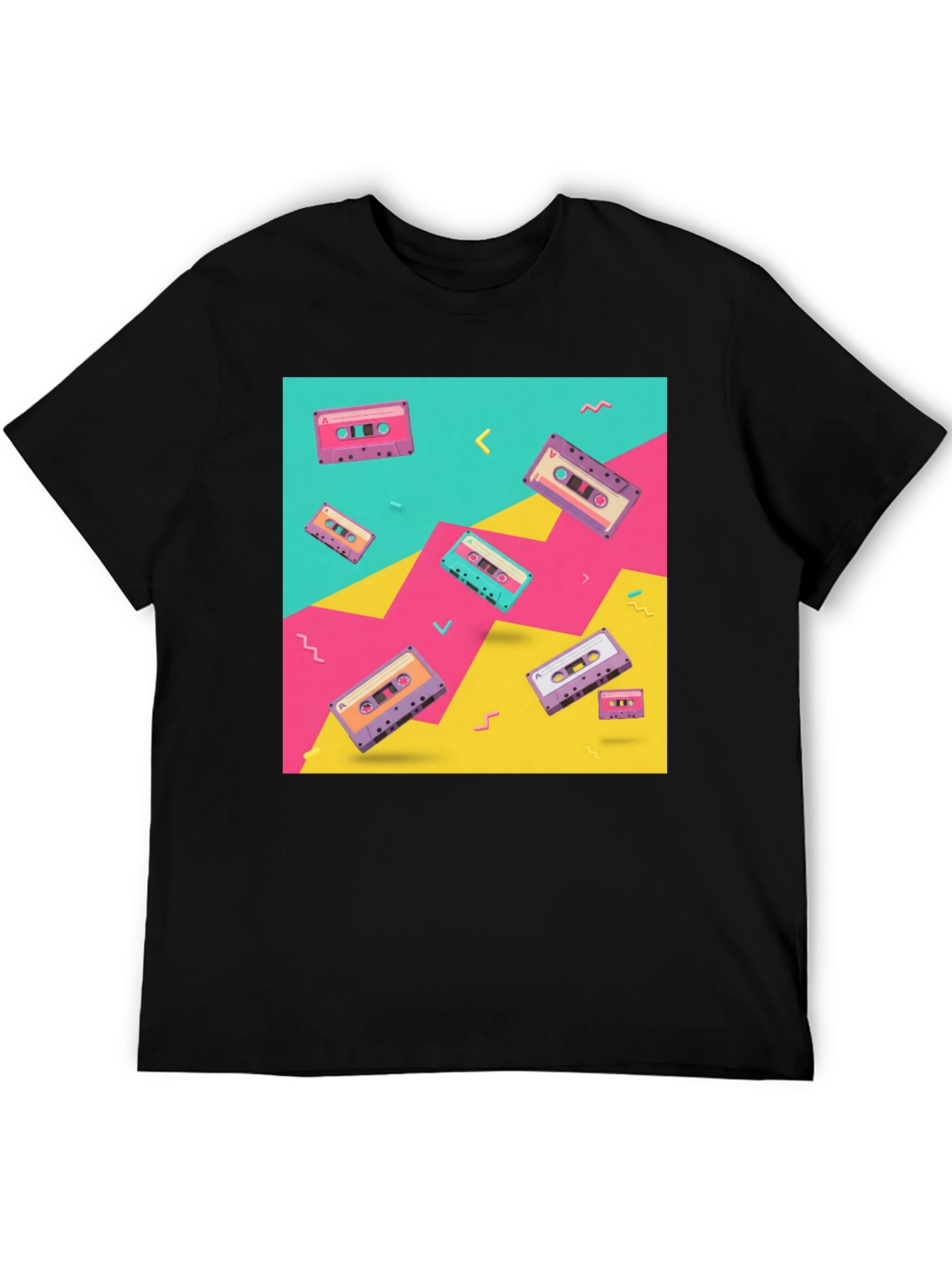 Retro Cassette Tape T-Shirt - 80s/90s Throwback Tee