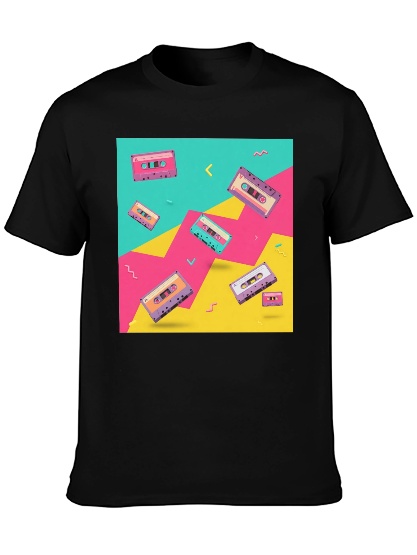 Retro Cassette Tape T-Shirt - 80s/90s Throwback Tee