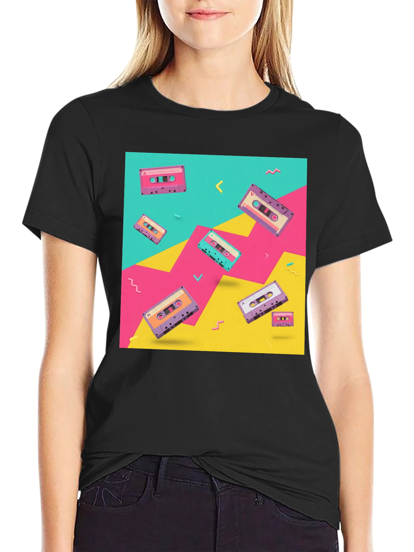 Retro Cassette Tape T-Shirt - 80s/90s Throwback Tee