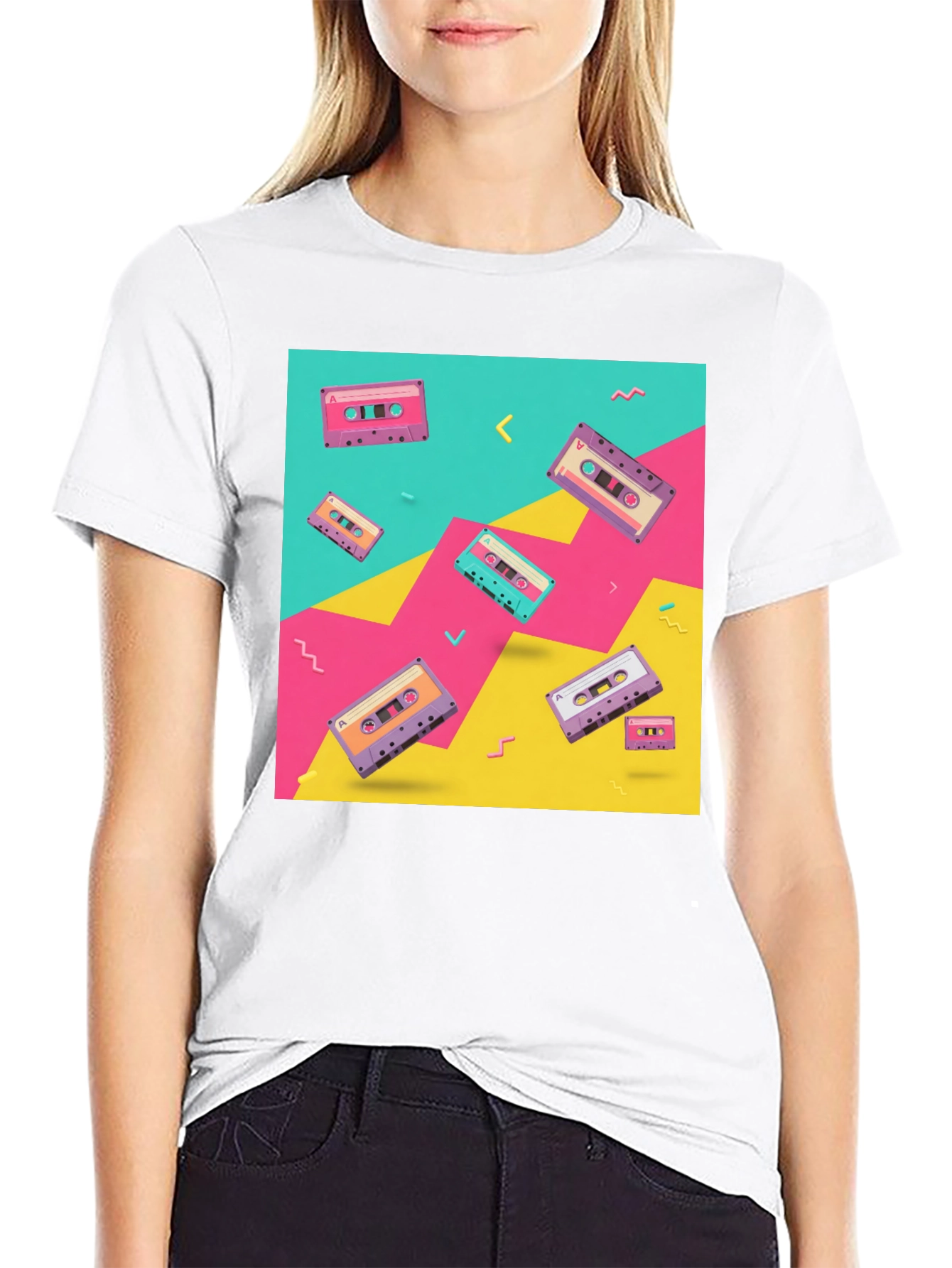 Retro Cassette Tape T-Shirt - 80s/90s Throwback Tee