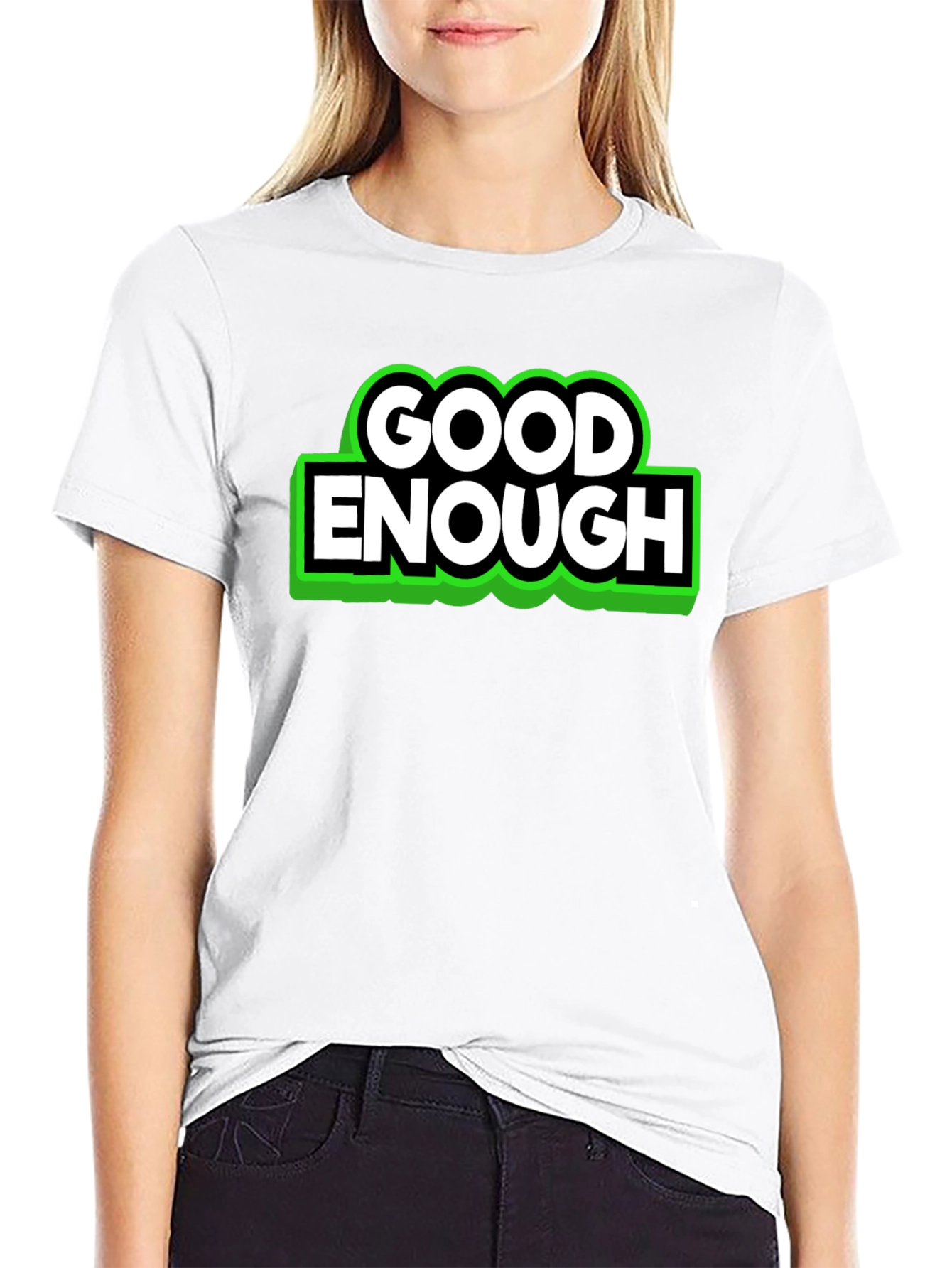 Good Enough Graphic T-Shirt - Black