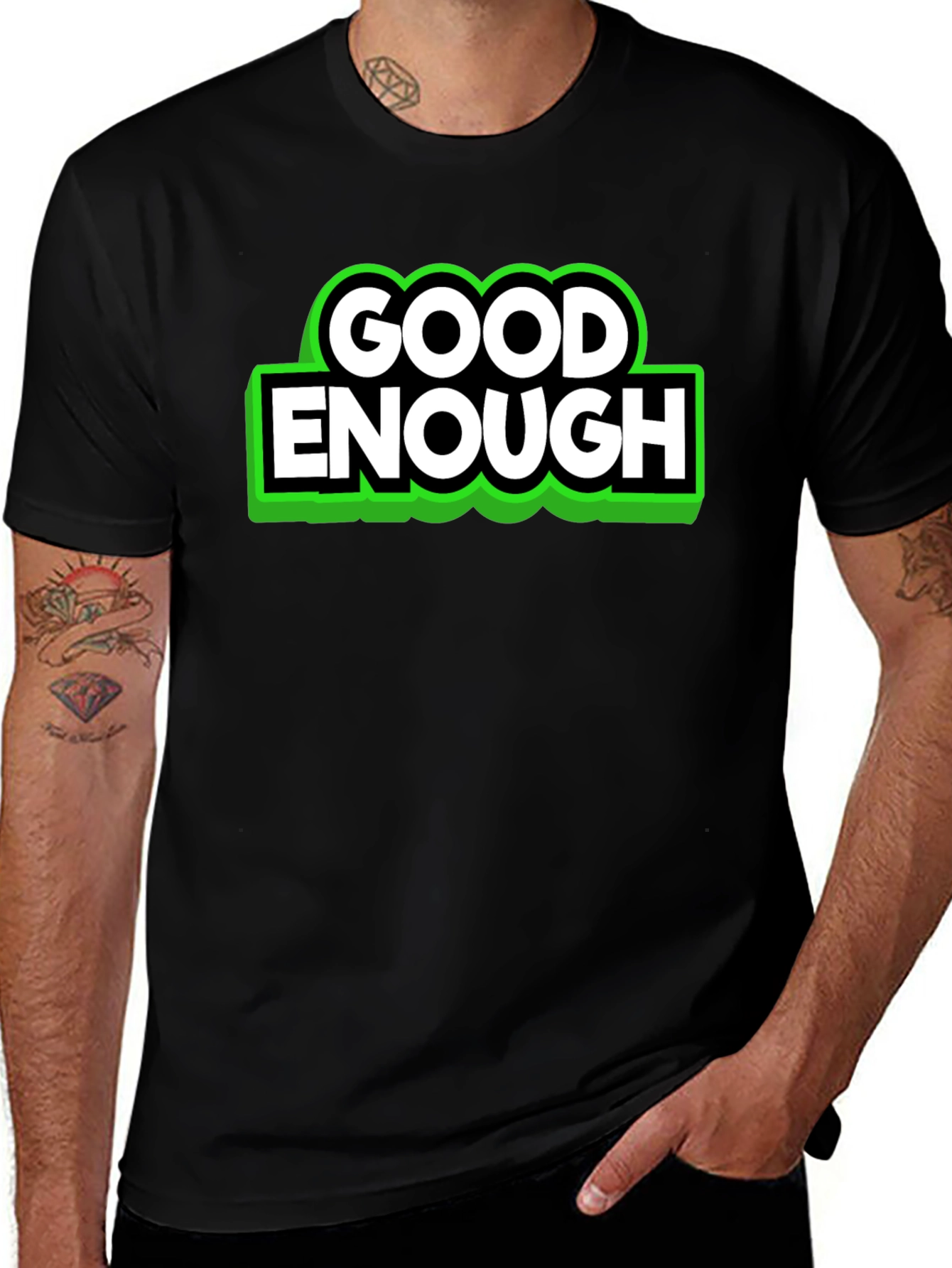 Good Enough Graphic T-Shirt - Black