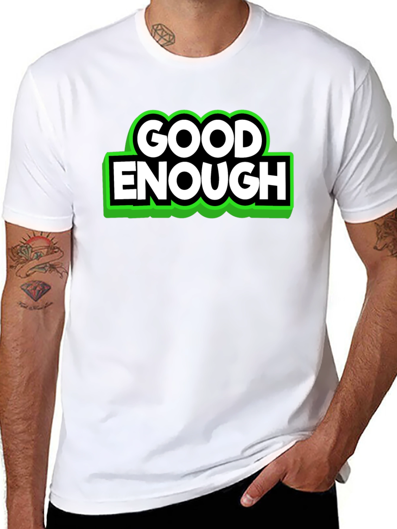 Good Enough Graphic T-Shirt - Black