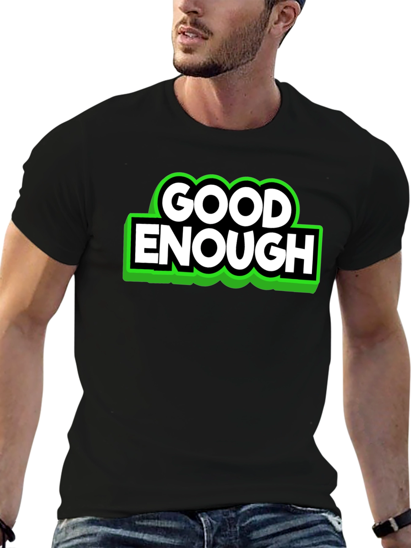 Good Enough Graphic T-Shirt - Black