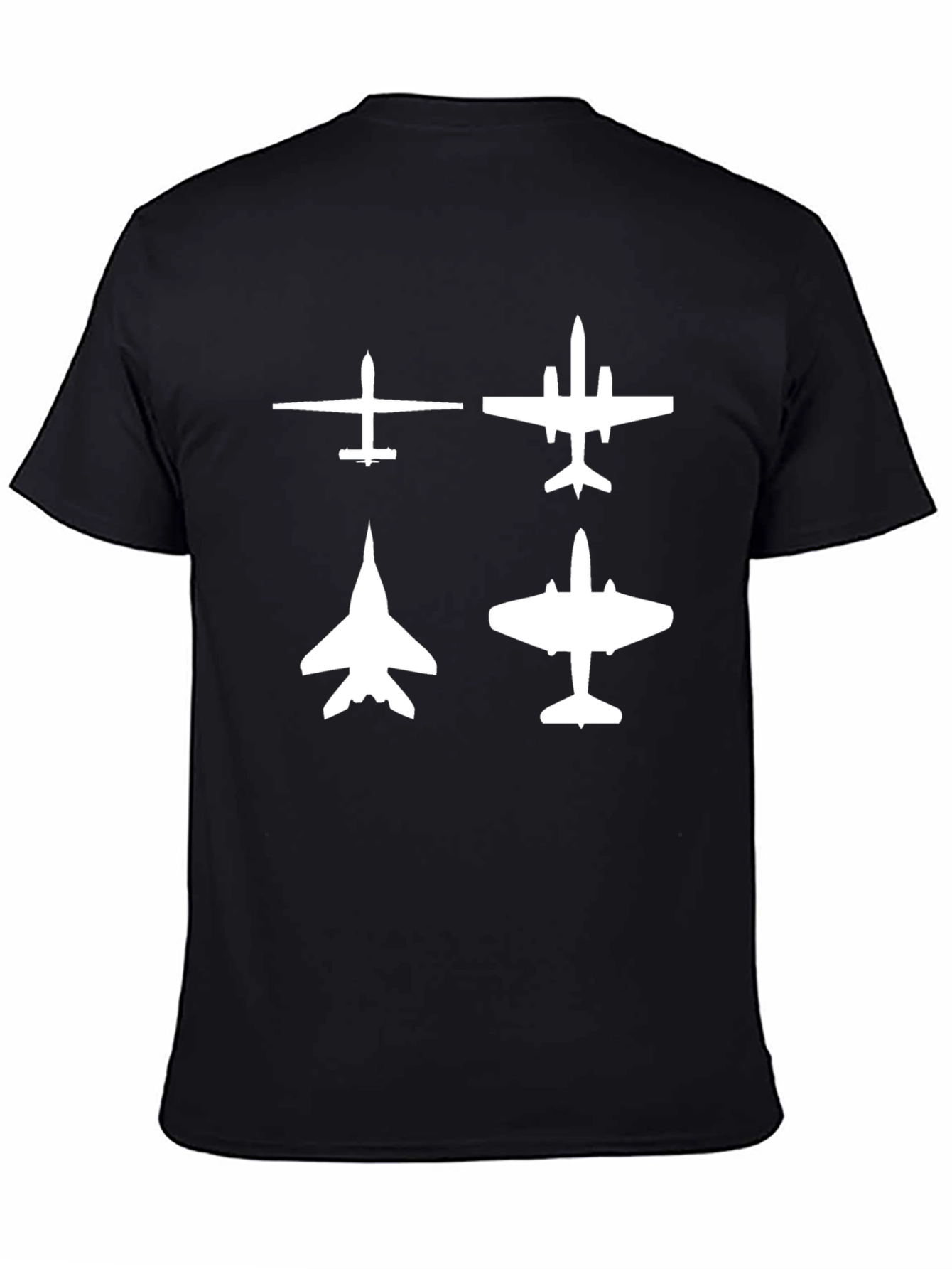 Aircraft Silhouette T-Shirt - Aviation Enthusiast Tee